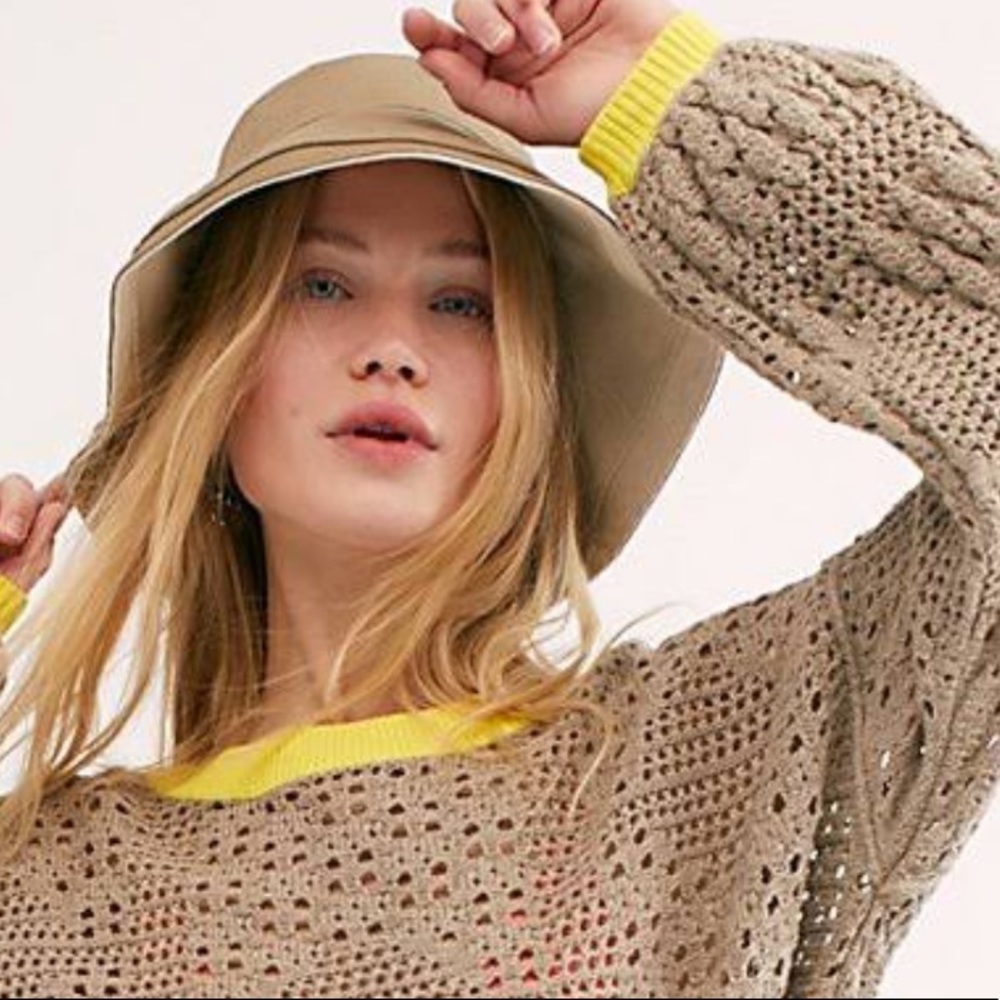 Free People Home Run Sweater WARM SANDS - Picture 3 of 8